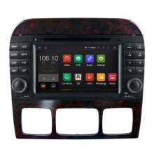 Android 5.1 / 1.6 GHz voiture DVD navigation GPS pour Benz S / SL Lecteur DVD avec connexion WiFi